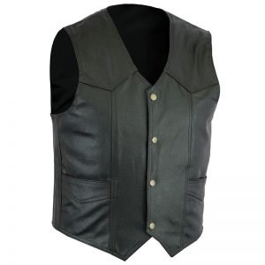 PW-358 Leather Vest