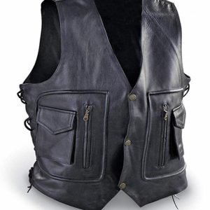 PW-351 Leather Vest